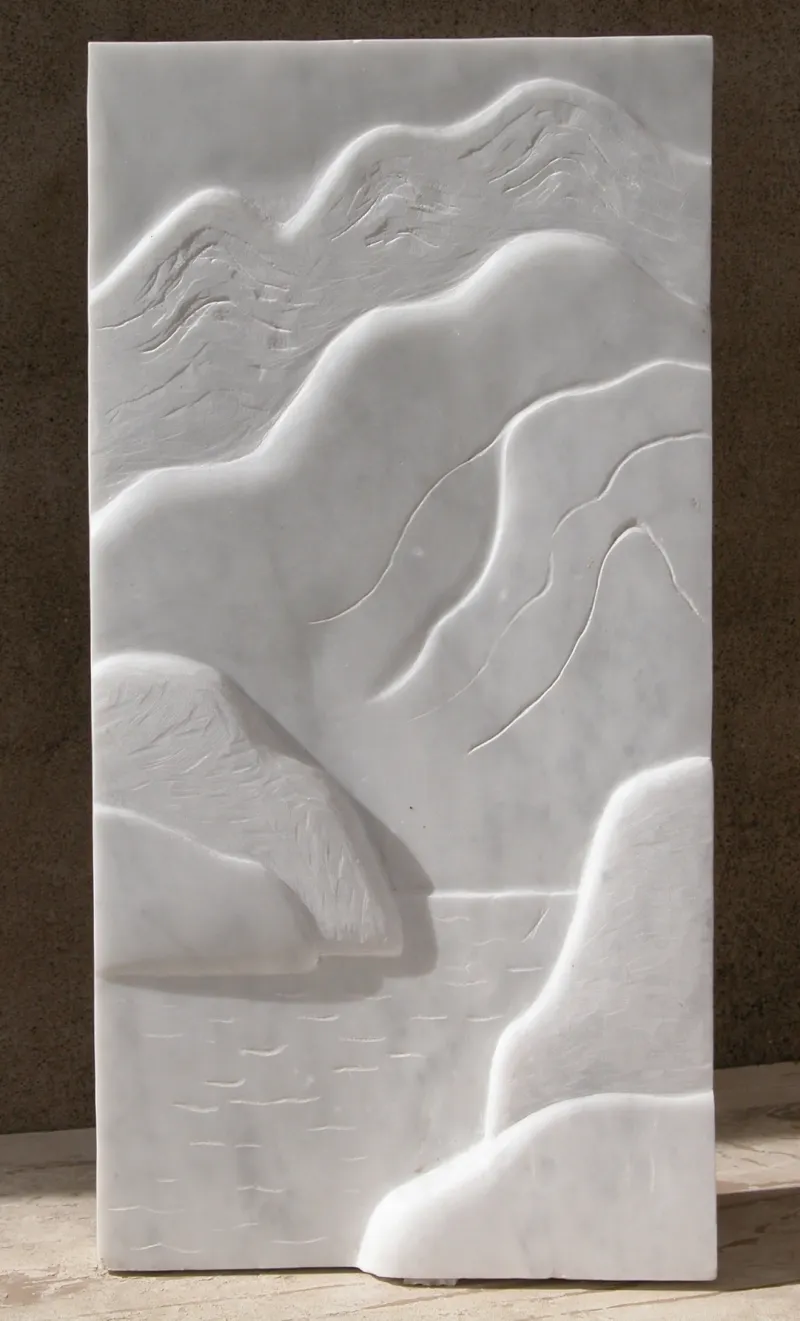Skärgård,
marmor, 60x30x7 cm,
2015